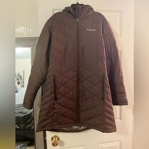 Columbia hooded omniheat coat